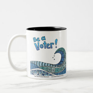 Blue Wave - eine Tasse der Wähler
