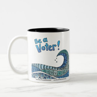 Blue Wave - eine Tasse der Wähler