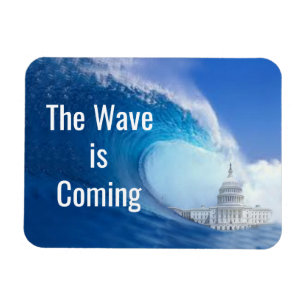 Blue Wave Election 2022 anpassen Magnet