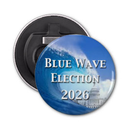 Blue Wave Election 2026 Flaschenöffner
