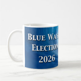 Blue Wave Election 2026 Kaffeetasse