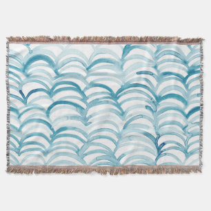 Blue Wave japanischer Style MusterIllustration Decke