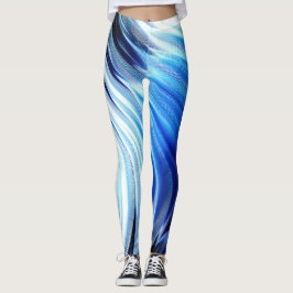 Blue Wave Leggings