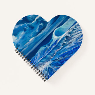 Blue Wave Liebe Notizbuch
