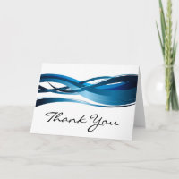 Blue Wave Modern Abstrakt Danke