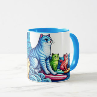 Blue Wave of Cat Ladys for Kamala Harris Tasse