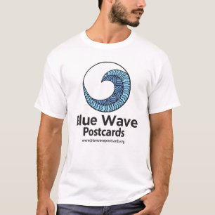 Blue Wave Postcards - Basic T-Shirt für Herren