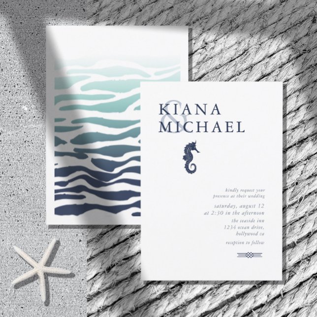 Blue Wave Seepferd Wedding ID836 (Von Creator hochgeladen)