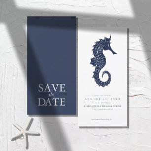 Blue Wave Seepferd Wedding ID836 Save The Date