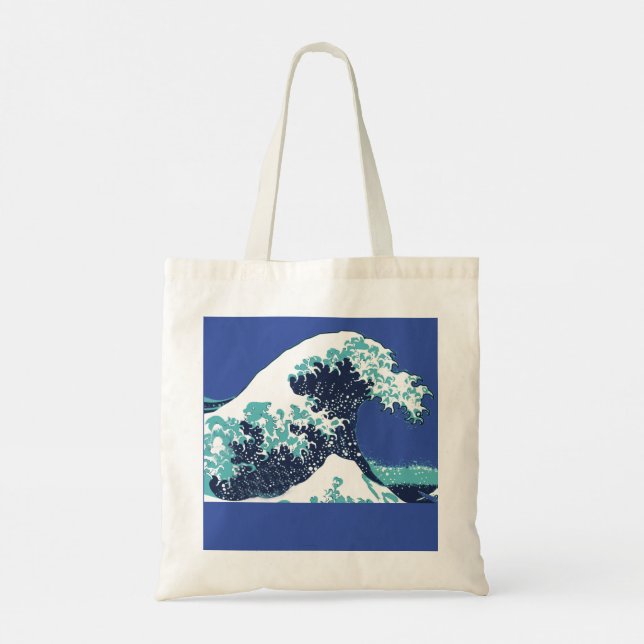 BLUE WAVE Tragetasche (Rückseite)