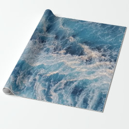 Blue Waves Geschenkpapier