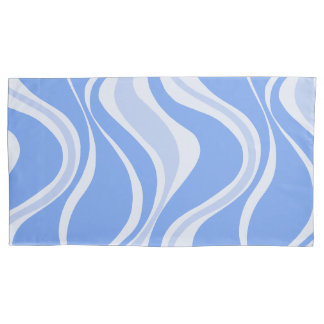 Blue Waves Pillowcase Kissenbezug