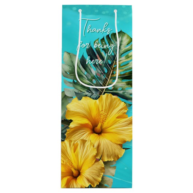 Blue Waves Polterabend Gastgeschenk Geschenktüte (Vorderseite)