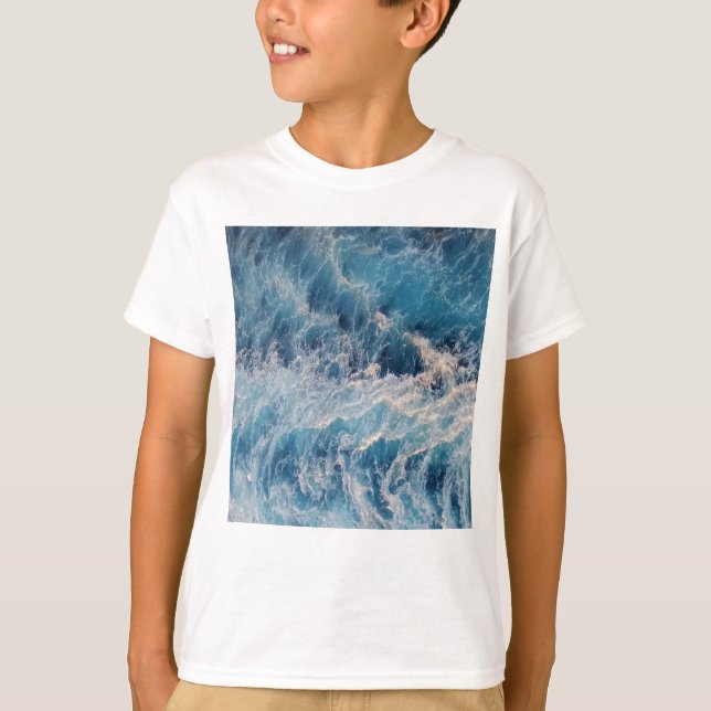 Blue Waves T-Shirt (Vorderseite)