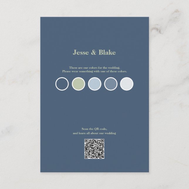 Blue Wedding mit Latticework Pattern Umschließung  Begleitkarte (Vorderseite)