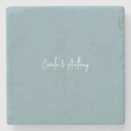 Blue Wedding Steinuntersetzer