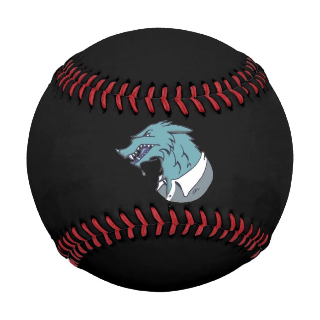Blue Werewolf-Baseball Baseball (Vorderseite)
