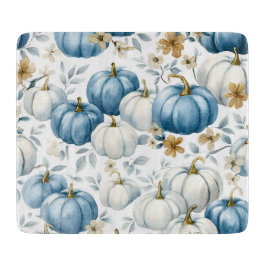 BLUE & WHALE FALL PUMPKINS & GOLD BLUME SCHNEIDEBRETT