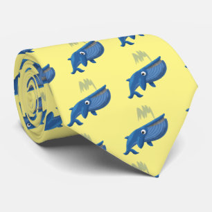 Blue Whale Neck Tie Krawatte