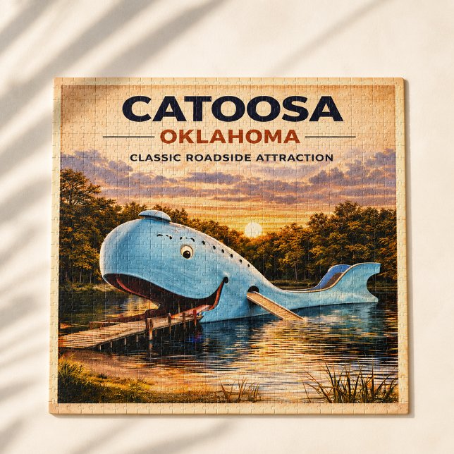 Blue Whale Route 66 Roadside-Abenteuer Puzzle (Von Creator hochgeladen)