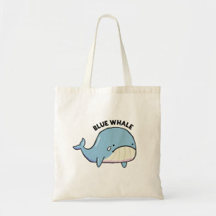 Blue Whale Sad Whale Pute Tote Bag Tragetasche