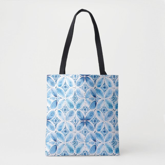 Blue White Batik Floral (Vorderseite)