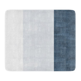 Blue White Beach Schneidebrett