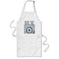 Blue White Blumenchinesisch Runde