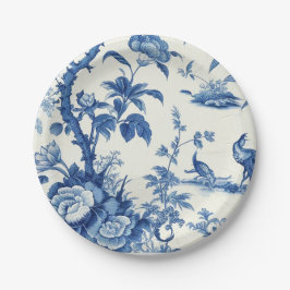 Blue & White Chinoiseries Pappteller