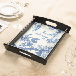 Blue & White Chinoiseries Serviertablett