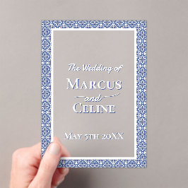 Blue & White Coastal - Einladungen für Hochzeiten 