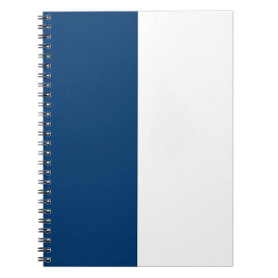 Blue & White CUSTOM Notizblock