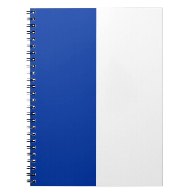 Blue & White CUSTOM Notizblock (Vorderseite)