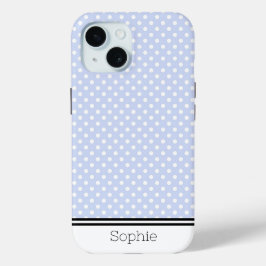 Blue White & Dots Custom Samsung Case-Mate iPhone Hülle