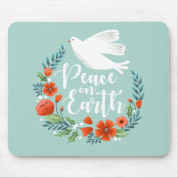 Blue White Dove Weltfrieden Weihnachten