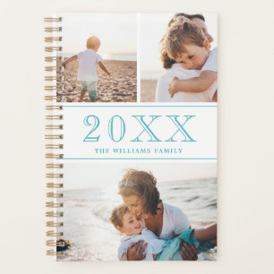 Blue & White Foto Collage Planer