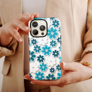 Blue White Hippie iPhone   60er Hippie iPhone 13 Case-Mate iPhone Hülle