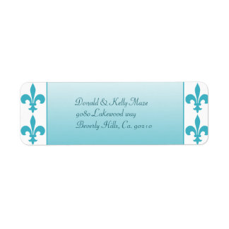 Blue & White Lilie Wedding