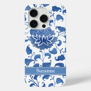 Blue White Lotus Blume Chinesisches Pottermuster C Case-Mate iPhone Hülle