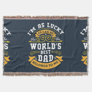 Blue White Orange Worlds Bester Vater Decke