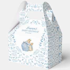 Blue White Peter the Rabbit Beatrix Baby Dusche Geschenkschachtel