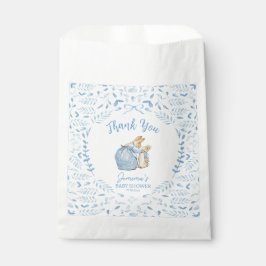 Blue White Peter the Rabbit Beatrix Baby Dusche Geschenktütchen