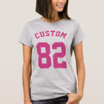 Blue White & Pink Baby | Sports Jersey Design T-Shirt<br><div class="desc">Blue White & Pink Baby | Sports Jersey Design ・ Baby Raglan T-Shirt</div>