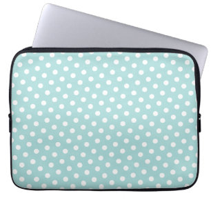 Blue & White Polka Dot Laptop-Sieb Laptopschutzhülle