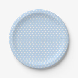 Blue White Polka Dot Paper Teller