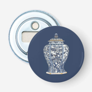 Blue & White Porcelain Vase von Vision Studio Flaschenöffner