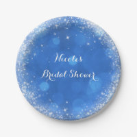 Blue & White Sparkle Aschenputtel Jedes Event Part
