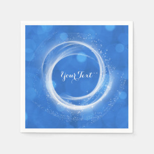 Blue & White Sparkle Aschenputtel Jedes Event Part Serviette