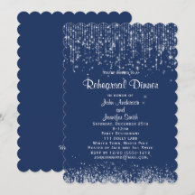 Blue White String Lights Winter Probe Dinner