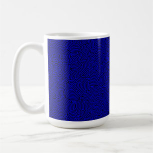 Blue Whorls 15oz Tasse